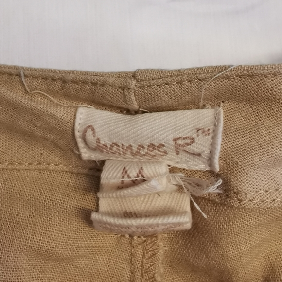Chances R Linen Blend Shorts. Size Medium - Picture 2 of 7
